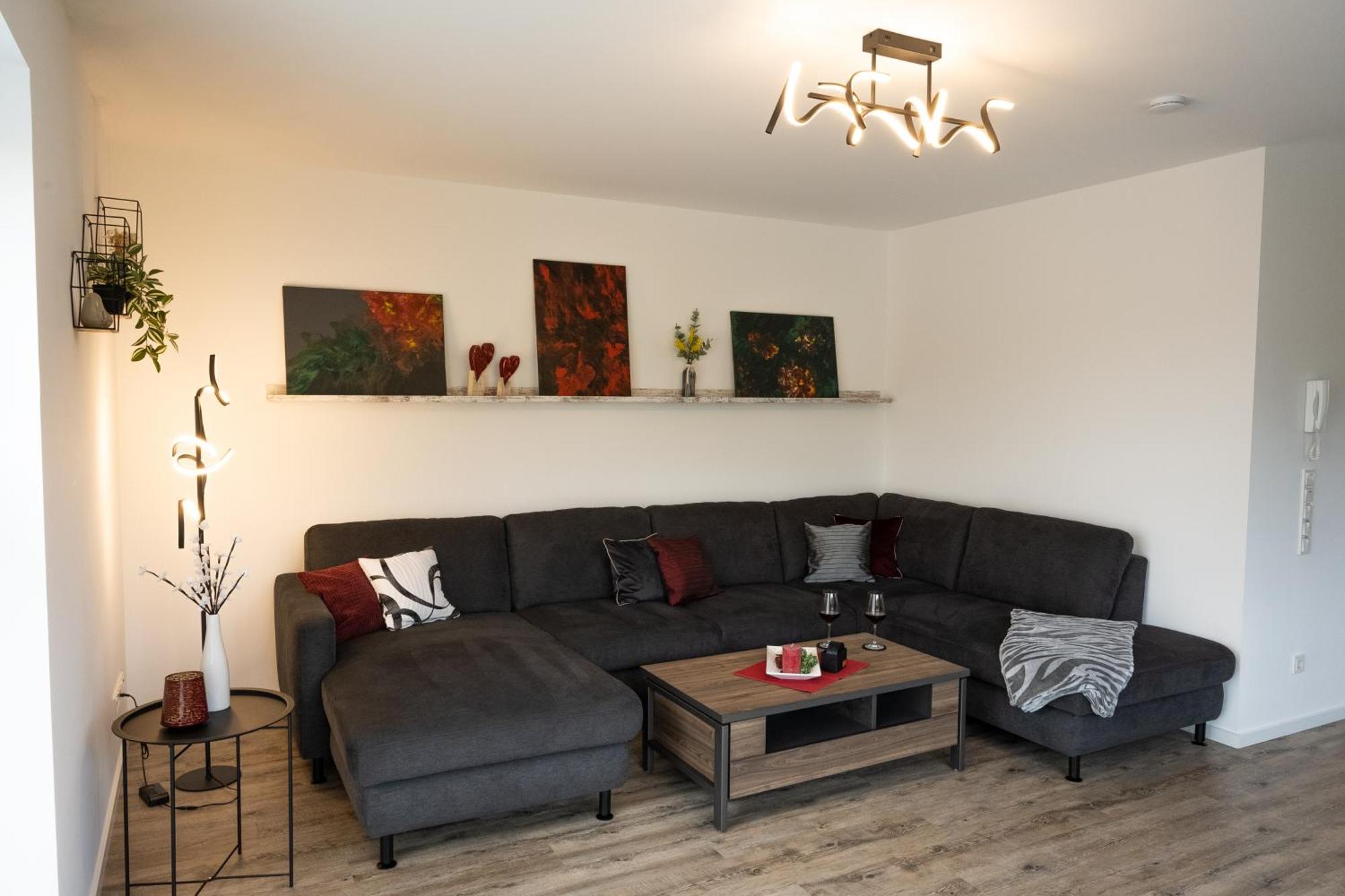 Ferienwohnung "Iewer Der Schaff" Burbach  Dış mekan fotoğraf